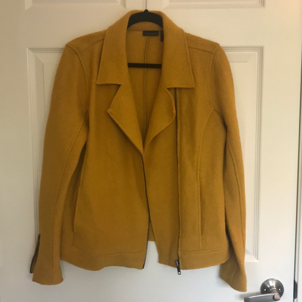 Tahari Wool Moto Jacket
